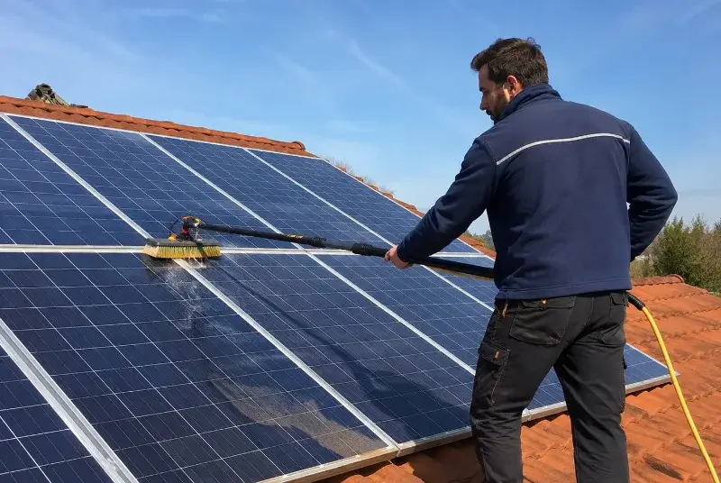 Nettoyage et entretien de panneaux solaires à Passy